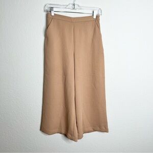 Wilfred Pants Women Size 2 Wide Leg Trouser Lalemant Culotte Crop Pink FF